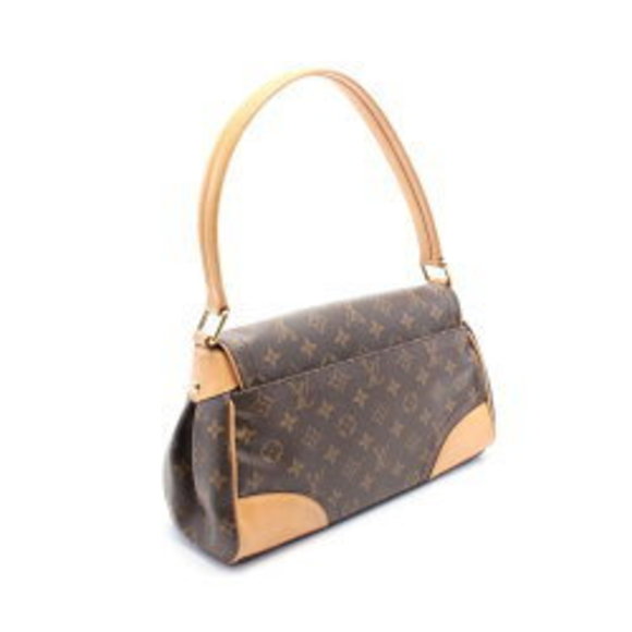 Louis Vuitton Beverly Shoulder Bag Leather Monogram Brown - Picture 2 of 8